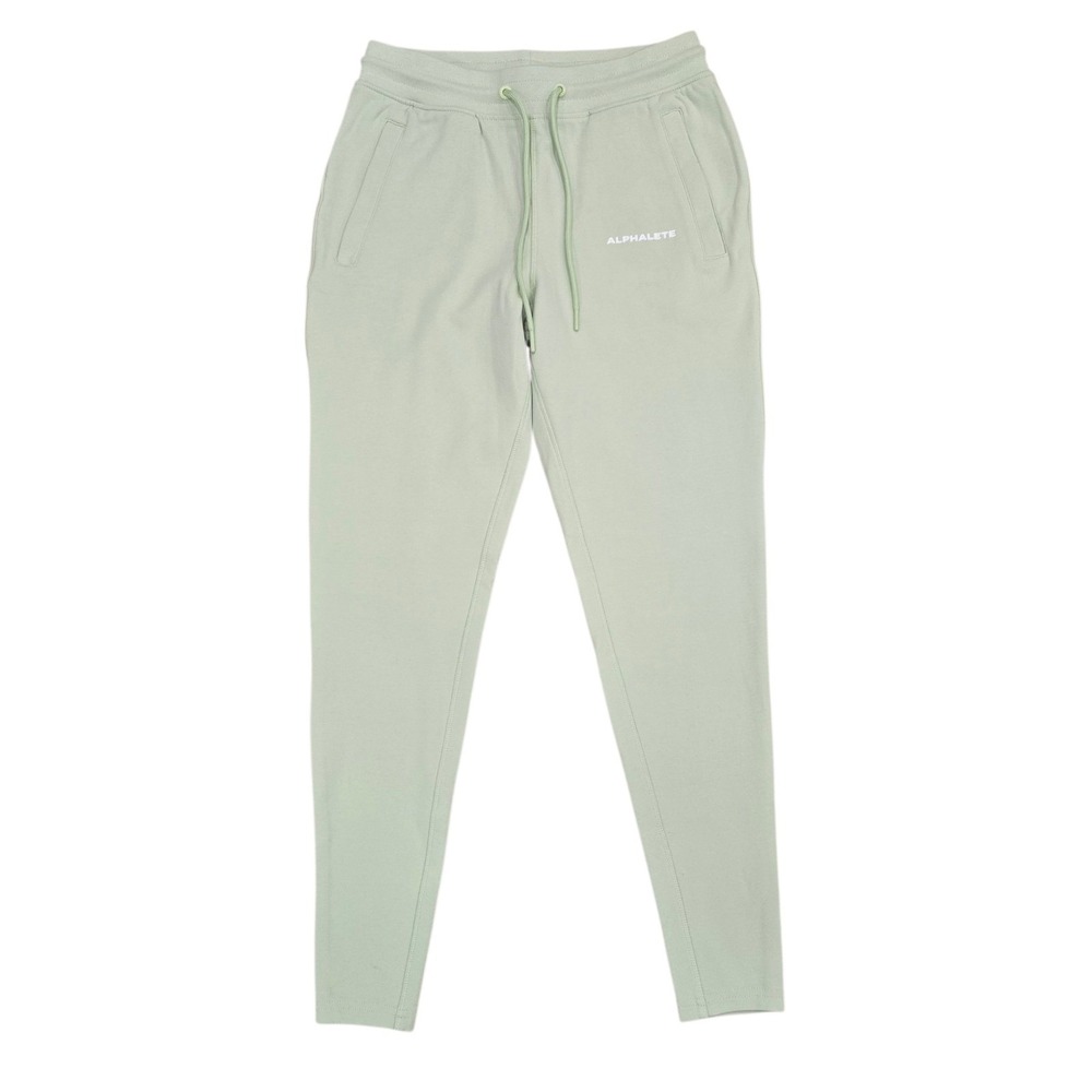 Alphalete Women's Medium Joggers Sweatpants Drawstring Green Athleisure